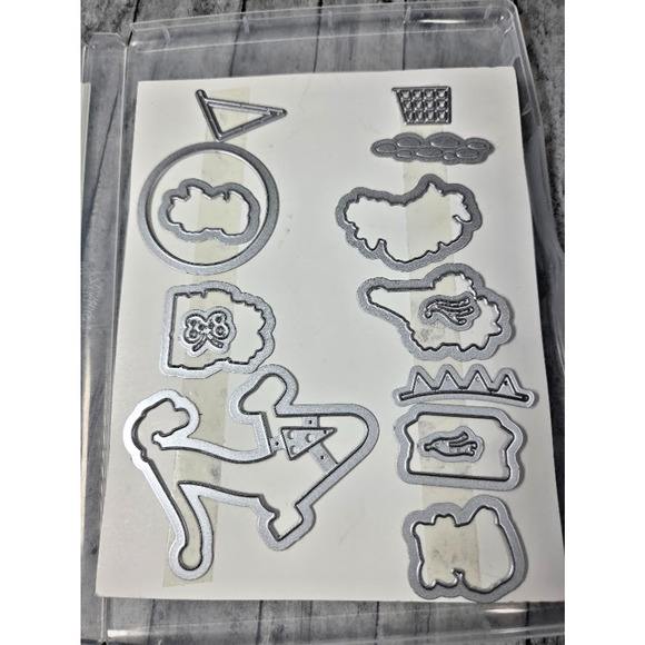 Stampin Up! Big Shot Sizzix Build a Bike Flowers Die Cast Set of 15 Framelits - Picture 3 of 3